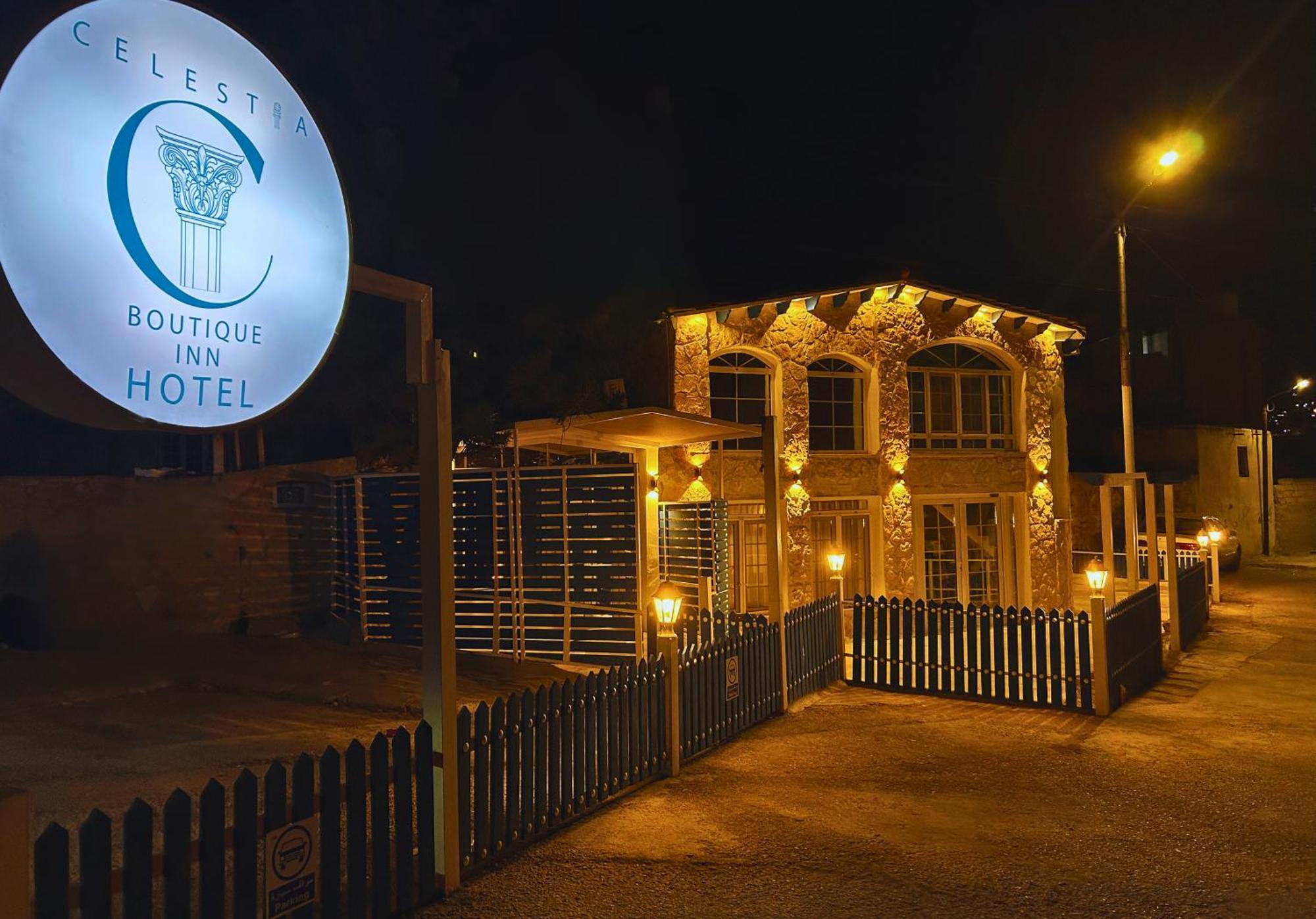 Celestia Boutique Inn - Boutique Stay Overlooking Jerash Ruins Jarash Eksteriør bilde
